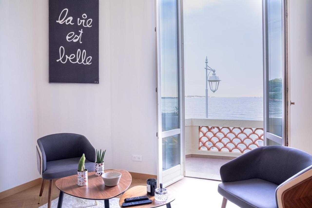 " Nid D'Amour " Evasion De Reve - Pieds Dans L'Eau Face A La Mer Cannes Exteriér fotografie